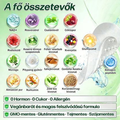 🍃Ajánlott a Semmelweis Kórház által · 👩‍⚕️BENU hivatalos üzlet| 🎁 Pureluxo® Glumasetide 8 az 1-ben Karcsú és Egészséges Nano Mikrotűs Tapasz 🎁🎁
