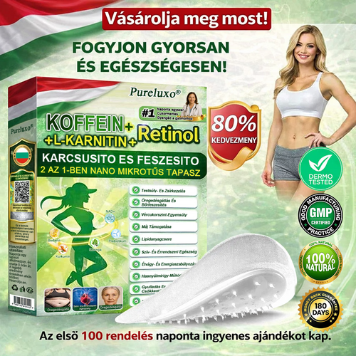 🍃Ajánlott a Semmelweis Kórház által · 👩‍⚕️BENU hivatalos üzlet| 🎁 Pureluxo® Glumasetide 8 az 1-ben Karcsú és Egészséges Nano Mikrotűs Tapasz 🎁🎁