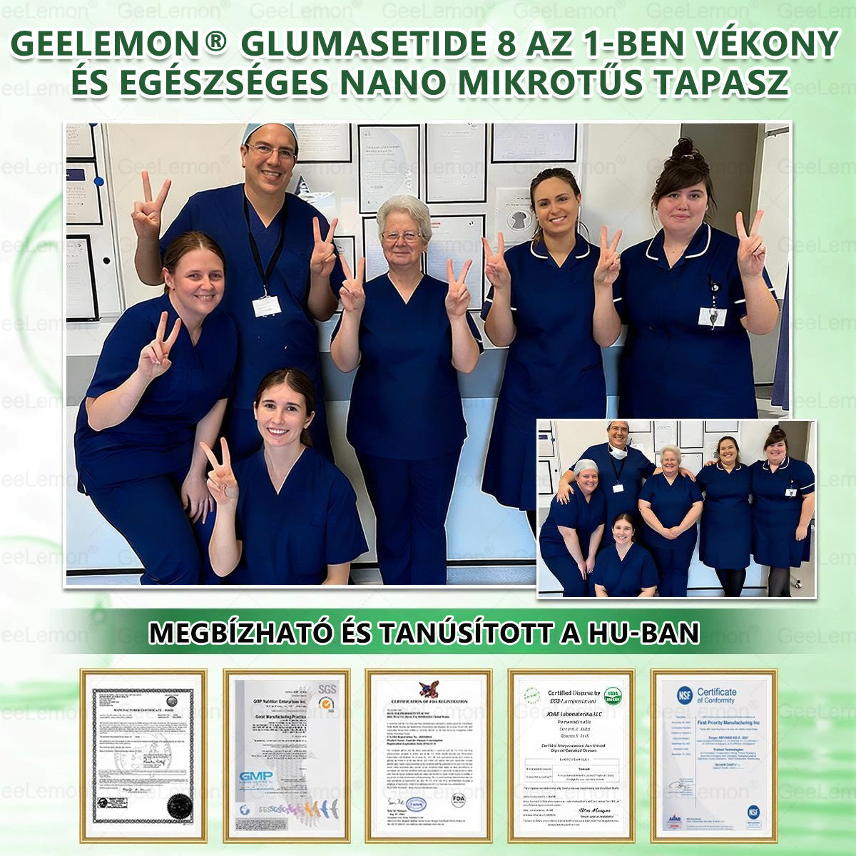 🎄🎄Ajánlott a Semmelweis Kórház által · 👩‍⚕️BENU hivatalos üzlet| 🎁 𝐆𝐞𝑒𝐿𝑒𝐦𝐨𝐧® Glumasetide 8 az 1-ben Karcsú és Egészséges Nano Mikrotűs Tapasz  🎁
