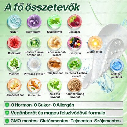 🎄🎄Ajánlott a Semmelweis Kórház által · 👩‍⚕️BENU hivatalos üzlet| 🎁 𝐆𝐞𝑒𝐿𝑒𝐦𝐨𝐧® Glumasetide 8 az 1-ben Karcsú és Egészséges Nano Mikrotűs Tapasz  🎁