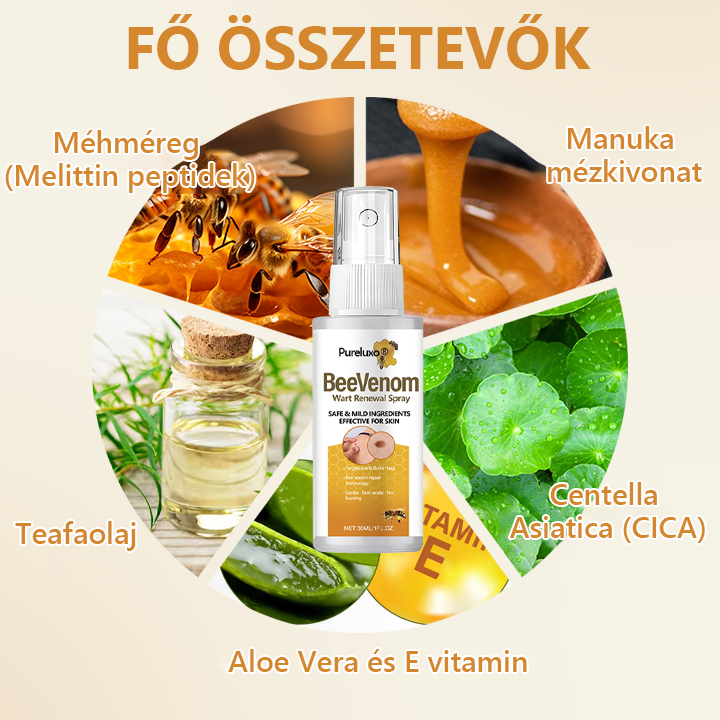 Pureluxo® BeeVenom Szemölcs Megújító Spray 🇭🇺